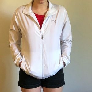 White puma wind breaker